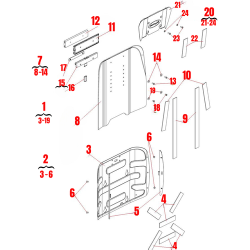 Backrest Plate